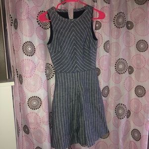 J. Crew Chambray Striped dress